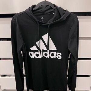 Men’s SMALL Essentials Adidas logo hoodie.